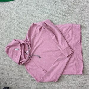 Rhoback Hesi Performance Hoodie Mens Medium Red Pull Over